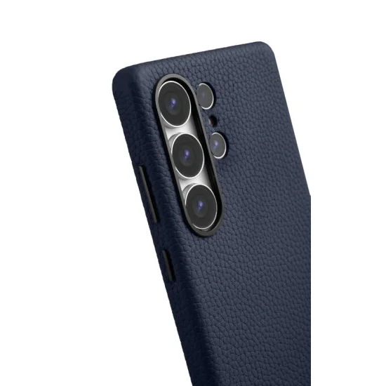 Cover Samsung  S25 Ultra Origin Series Premium Leather Regal Snap Magsafe Melkco - Blue
